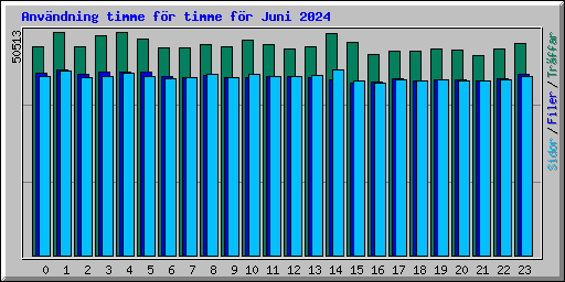 Anvndning timme fr timme fr Juni 2024