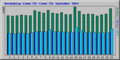 Anvndning timme fr timme fr September 2024